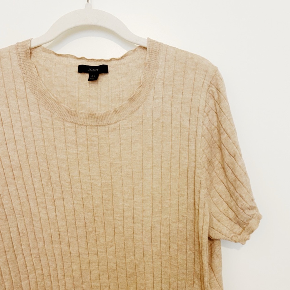 J. Crew Silk Blend Short Sleeve Sweater - Picture 5 of 6